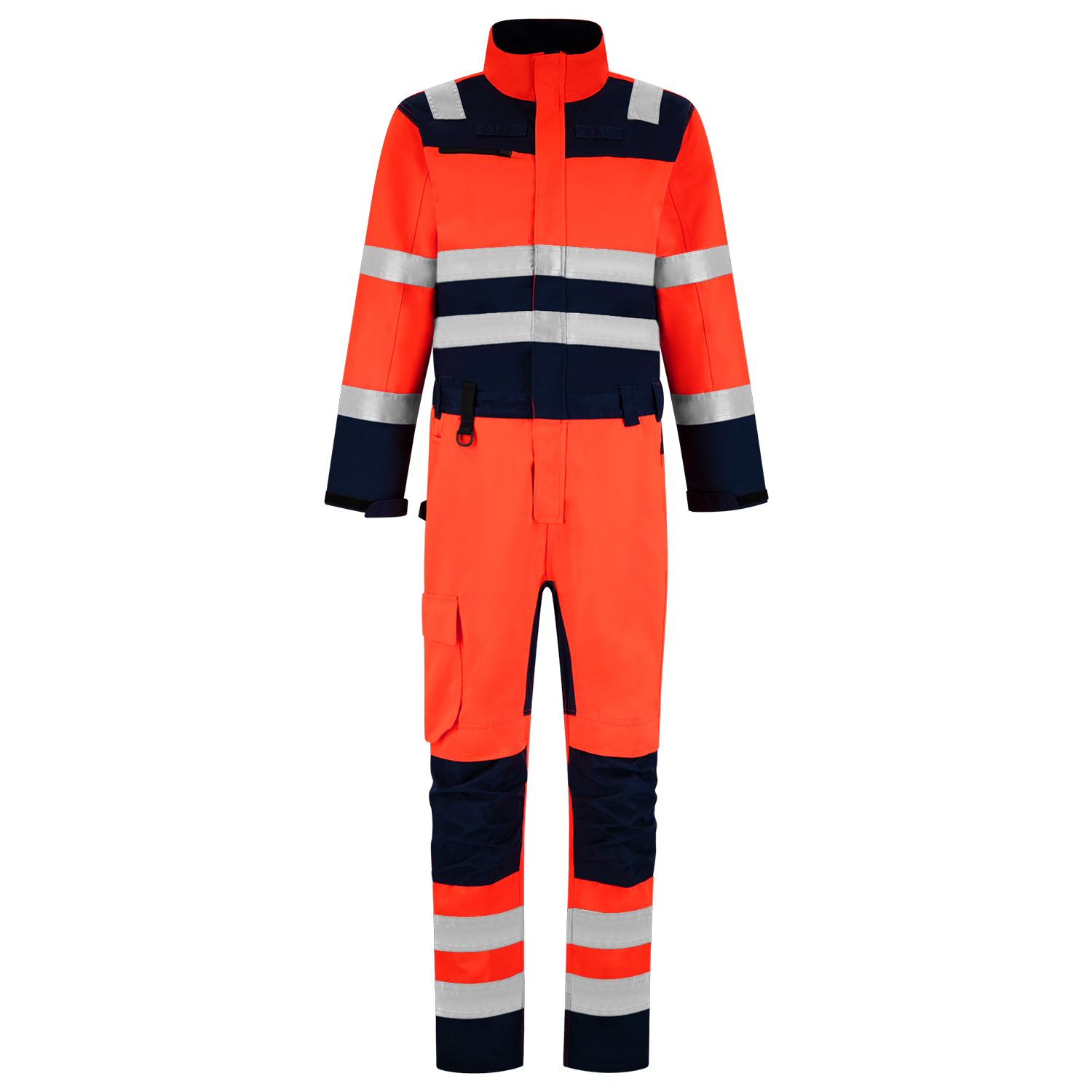 Tricorp Safety Overalls 753009 HiVis fluo rood-inktblauw(fluorredink)