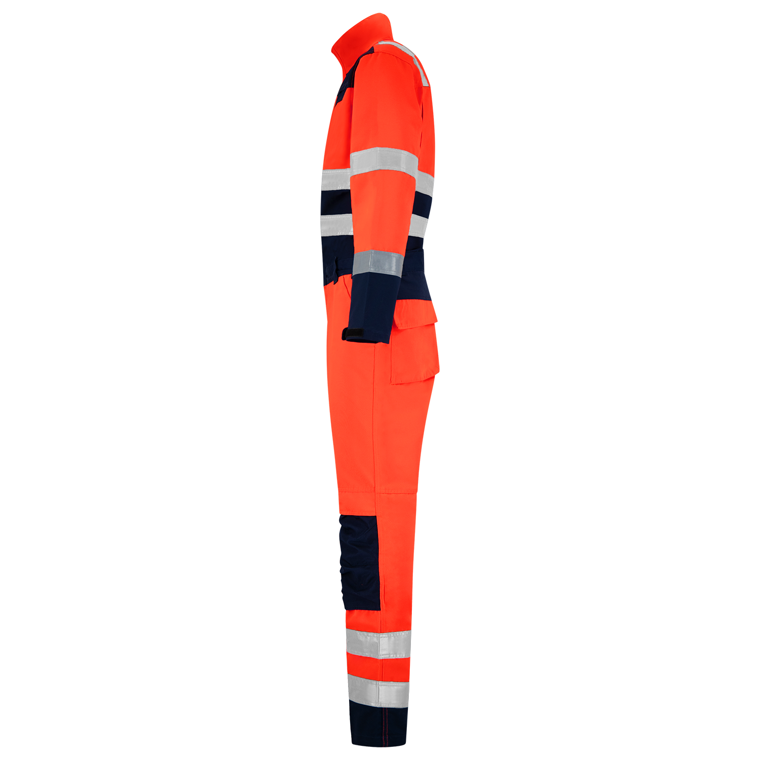 Tricorp Safety Overalls 753009 HiVis fluo rood-inktblauw(fluorredink)