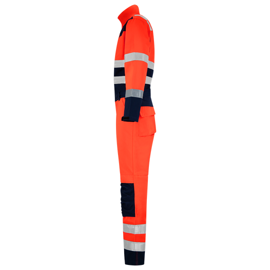Tricorp Safety Overalls 753009 HiVis fluo rood-inktblauw(fluorredink)