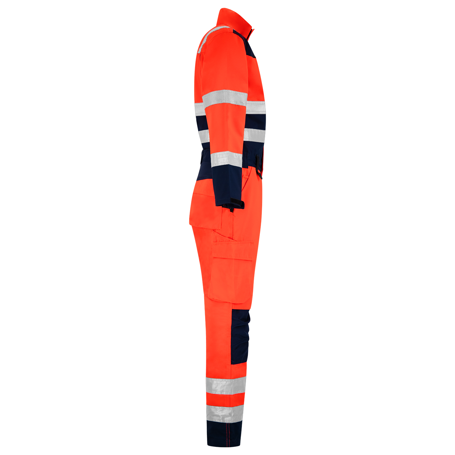 Tricorp Safety Overalls 753009 HiVis fluo rood-inktblauw(fluorredink)