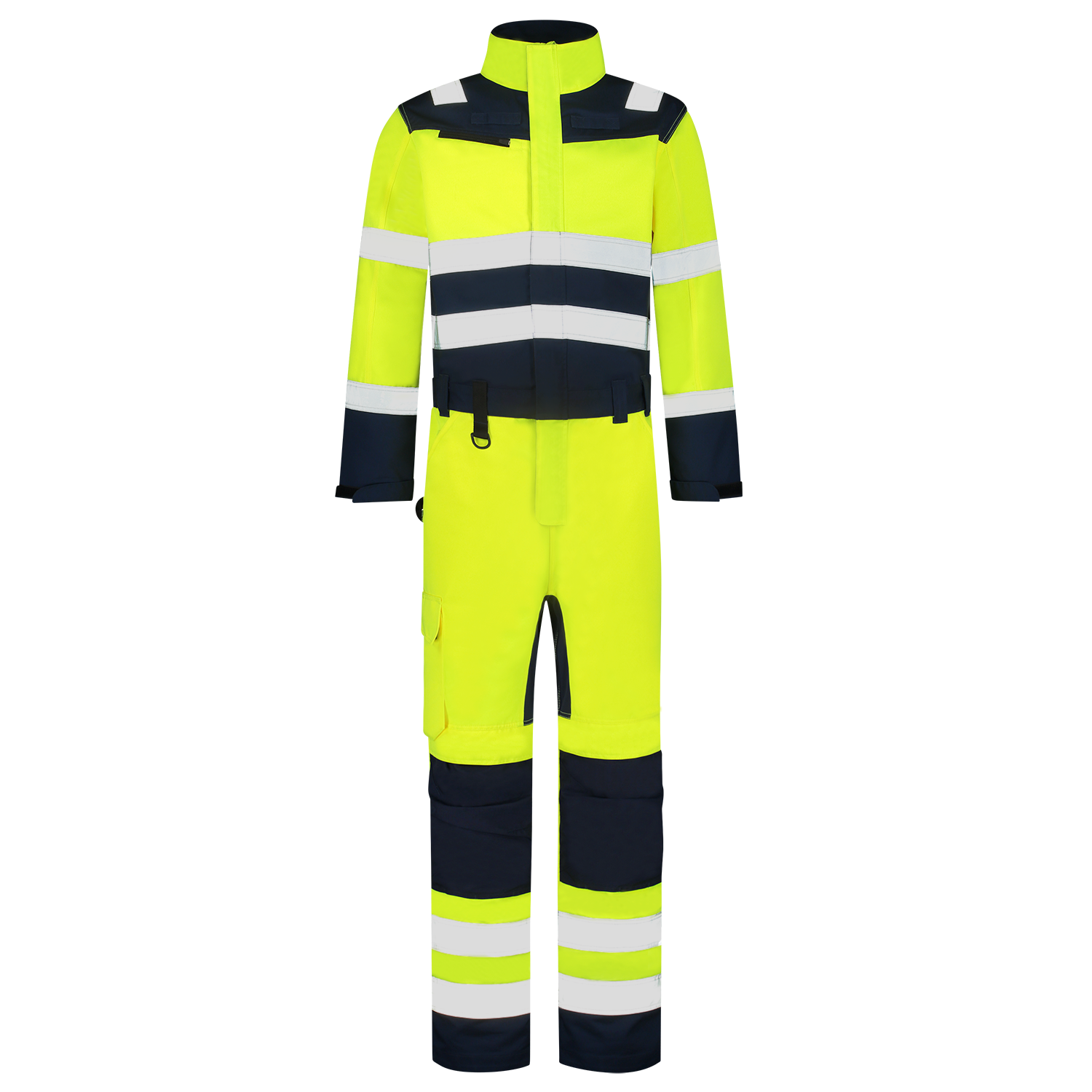 Tricorp Safety Overalls 753009 HiVis fluo geel-inktblauw(fluoryellowink)