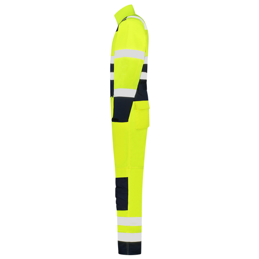 Tricorp Safety Overalls 753009 HiVis fluo geel-inktblauw(fluoryellowink)