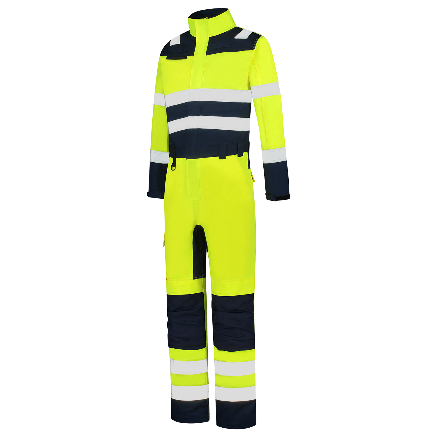 Tricorp Safety Overalls 753009 HiVis fluo geel-inktblauw(fluoryellowink)