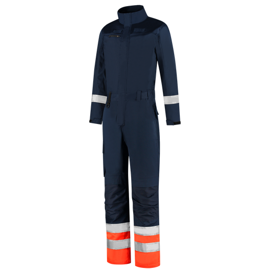 Tricorp Safety Overalls 753010 HiVis inktblauw-fluo oranje(inkfluororange)