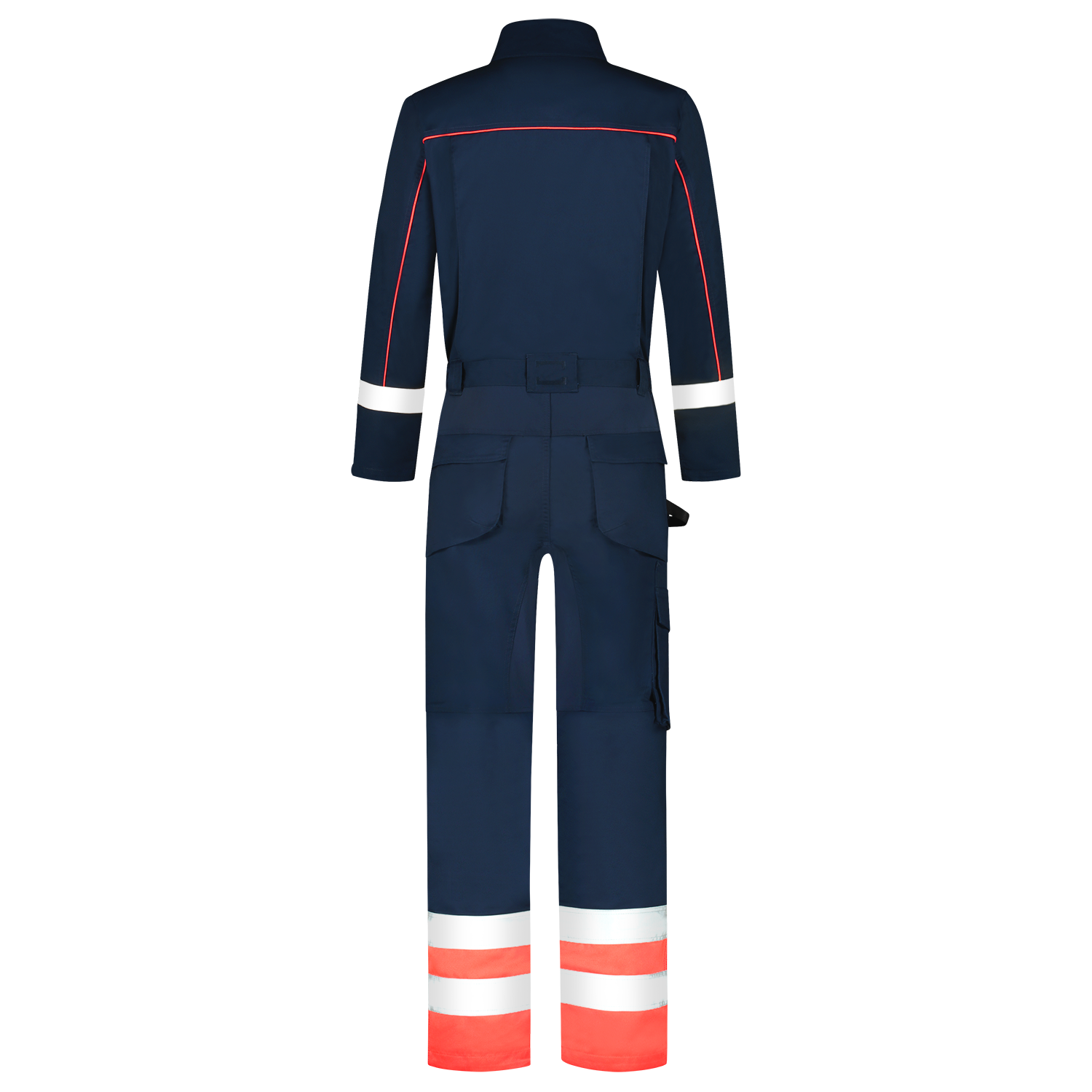 Tricorp Safety Overalls 753010 HiVis inktblauw-fluo rood(inkfluorred)
