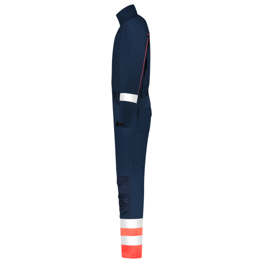 Tricorp Safety Overalls 753010 HiVis inktblauw-fluo rood(inkfluorred)