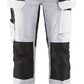Blaklader Broeken 79101000 met Stretch wit-zwart(1099)