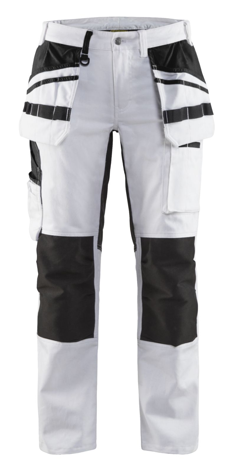Blaklader Broeken 79101000 met Stretch wit-zwart(1099)