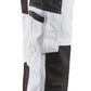 Blaklader Broeken 79101000 met Stretch wit-zwart(1099)