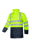 Sioen Jassen Belvill  fluo geel-marineblauw