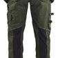Blaklader Dames X1900 Werkbroek 79901141 denim stretch donker herfstgroen-zwart(4298)