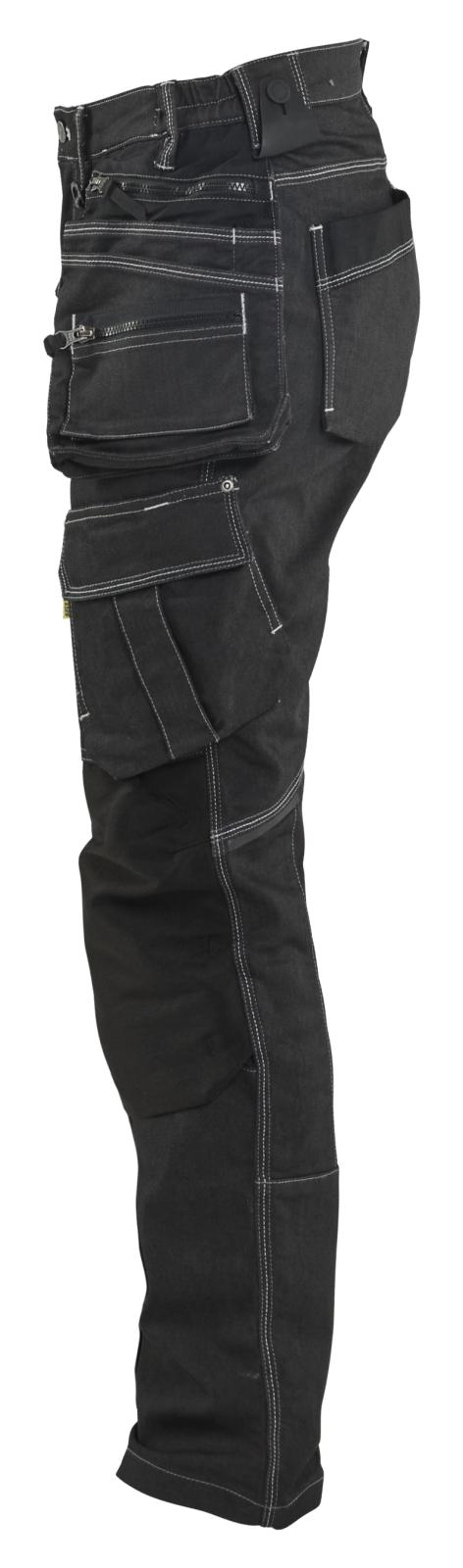 Blaklader Dames X1900 Werkbroek 79901141 denim stretch zwart(9900)
