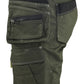 Blaklader Dames X1900 Short 79921141 denim stretch donker herfstgroen-zwart(4298)