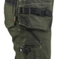 Blaklader Dames X1900 Short 79921141 denim stretch donker herfstgroen-zwart(4298)