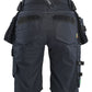 Blaklader Dames X1900 Short 79921141 Denim stretch dames marineblauw-zwart(8999)