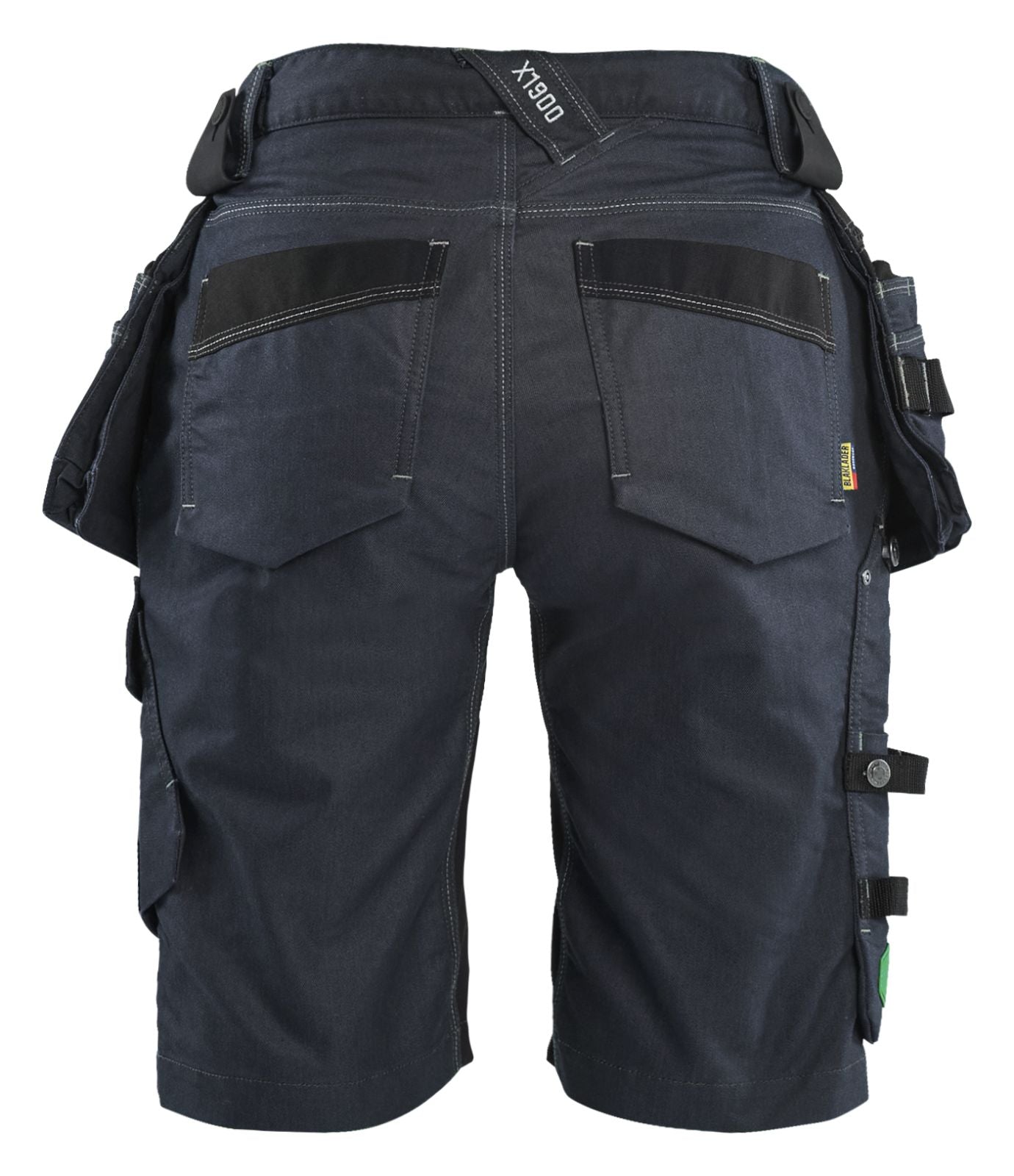 Blaklader Dames X1900 Short 79921141 Denim stretch dames marineblauw-zwart(8999)