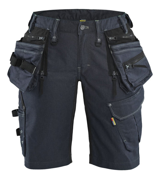 Blaklader Dames X1900 Short 79921141 Denim stretch dames marineblauw-zwart(8999)