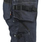 Blaklader Dames X1900 Short 79921141 Denim stretch dames marineblauw-zwart(8999)
