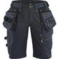 Blaklader Dames X1900 Short 79921141 Denim stretch dames marineblauw-zwart(8999)