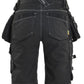 Blaklader Dames X1900 Short 79921141 denim stretch zwart(9900)