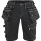 Blaklader Dames X1900 Short 79921141 denim stretch zwart(9900)