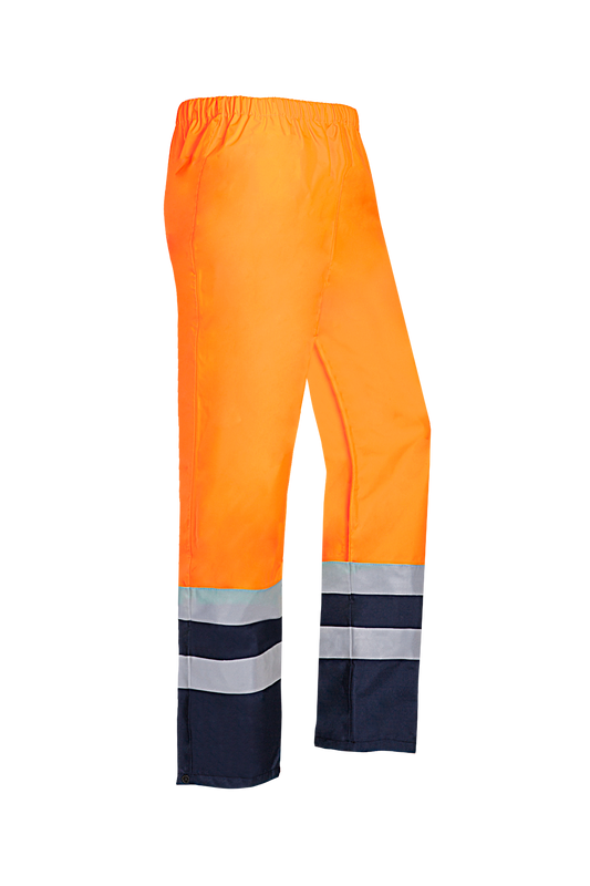 Sioen Broeken Norvill  fluo oranje-marineblauw
