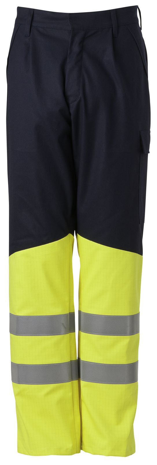Havep Broeken 80008 Multinorm marineblauw-fluo geel(APS)