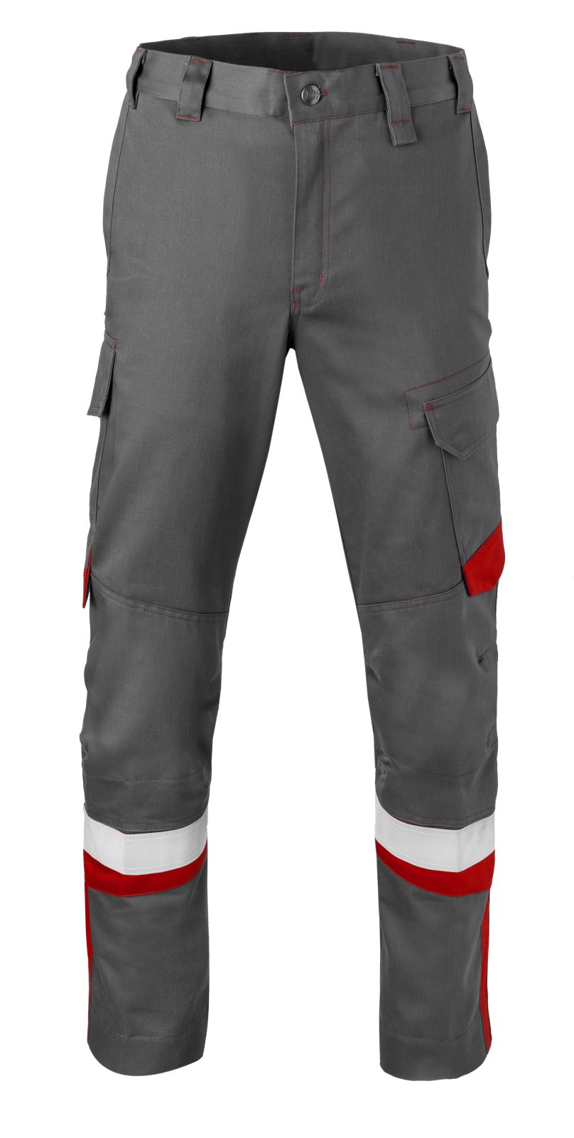 Havep 5safety Image + Werkbroeken 80345 houtskool-rood(AAB)