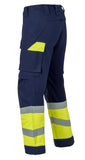 Havep Multi Protector + Inherent FR Lange broek 80570 vlamwerend antistatisch HiVis marineblauw-fluo geel(AAA)