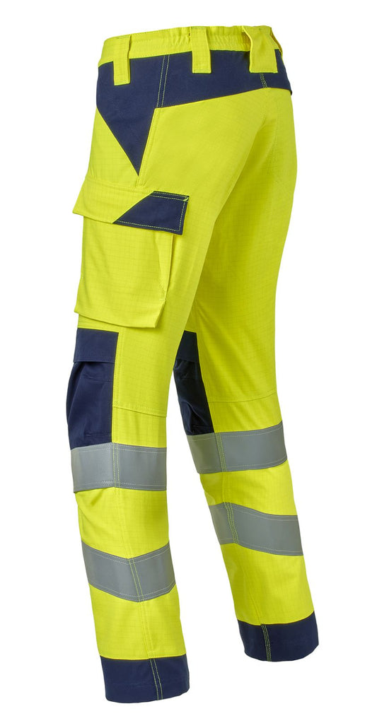 Havep Multi Protector + Inherent FR Lange broek 80572 vlamwerend antistatisch HiVis fluo geel-marine(AOV)