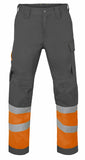 Havep High Visibility Werkbroeken 80573 houtskool-fluo oranje(CKA)