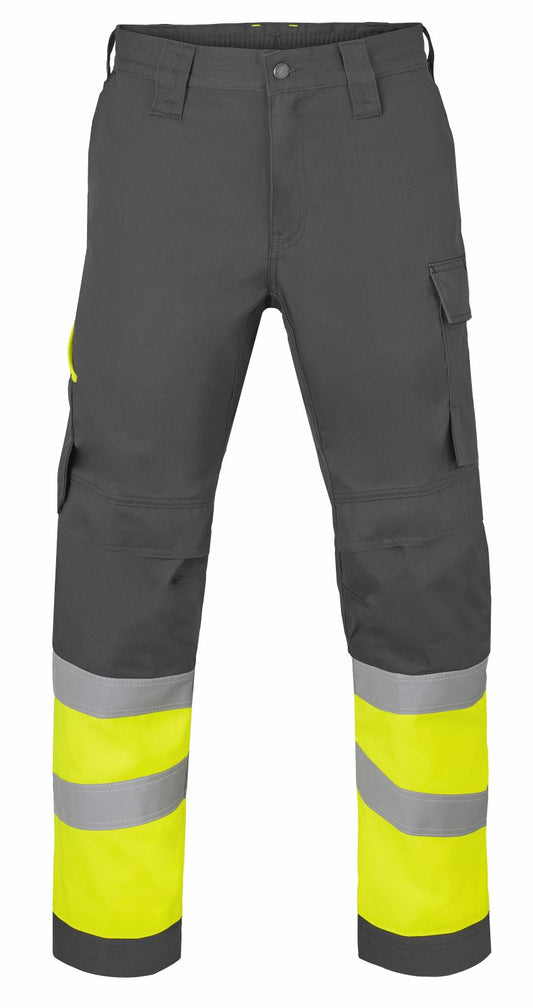 Havep High Visibility Werkbroeken 80573 houtskool-fluo geel(CKB)