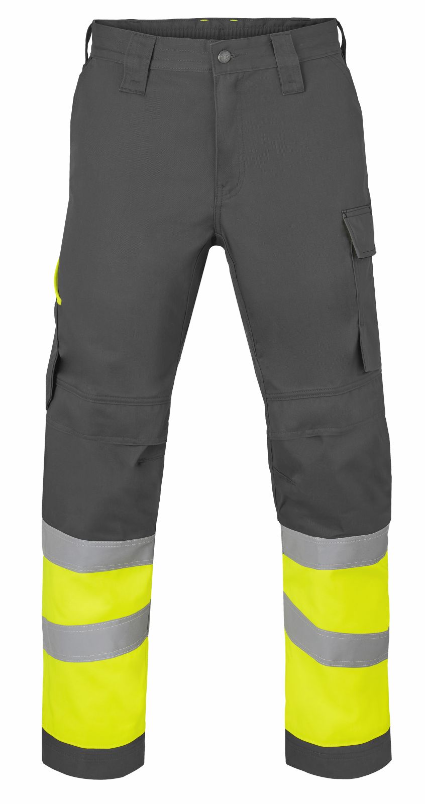 Havep High Visibility Werkbroeken 80573 houtskool-fluo geel(CKB)
