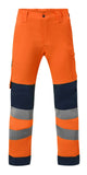 Havep High Visibility + Werkbroek 80574 fluo oranje-marineblauw(AOU)