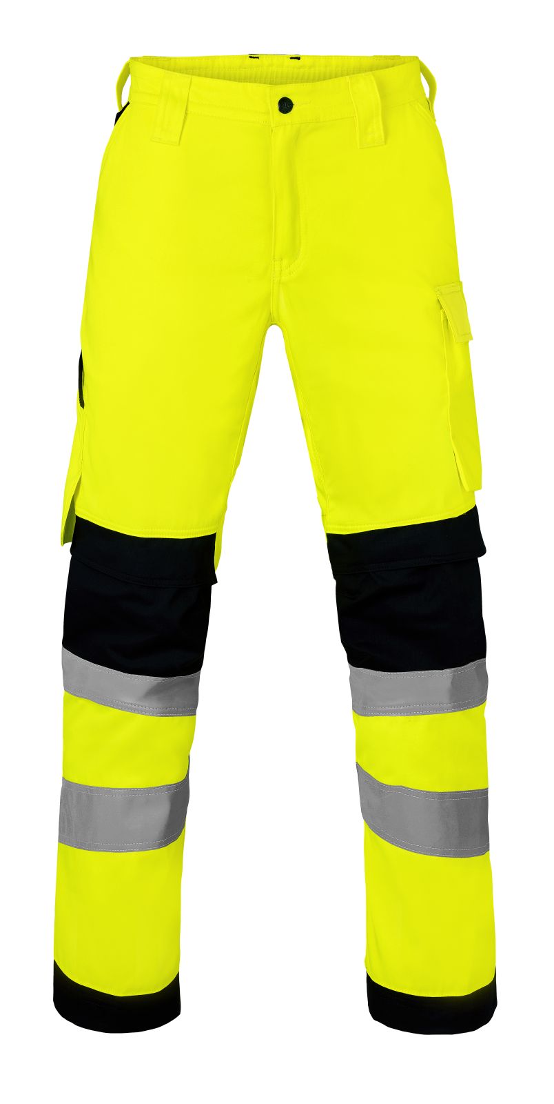 Havep High Visibility Werkbroeken 80574 fluo geel-charcoal(CBK)