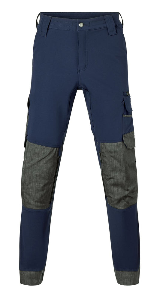 Havep Attitude Lange broek 80583 stretch indigo blauw-houtskool(EZP)