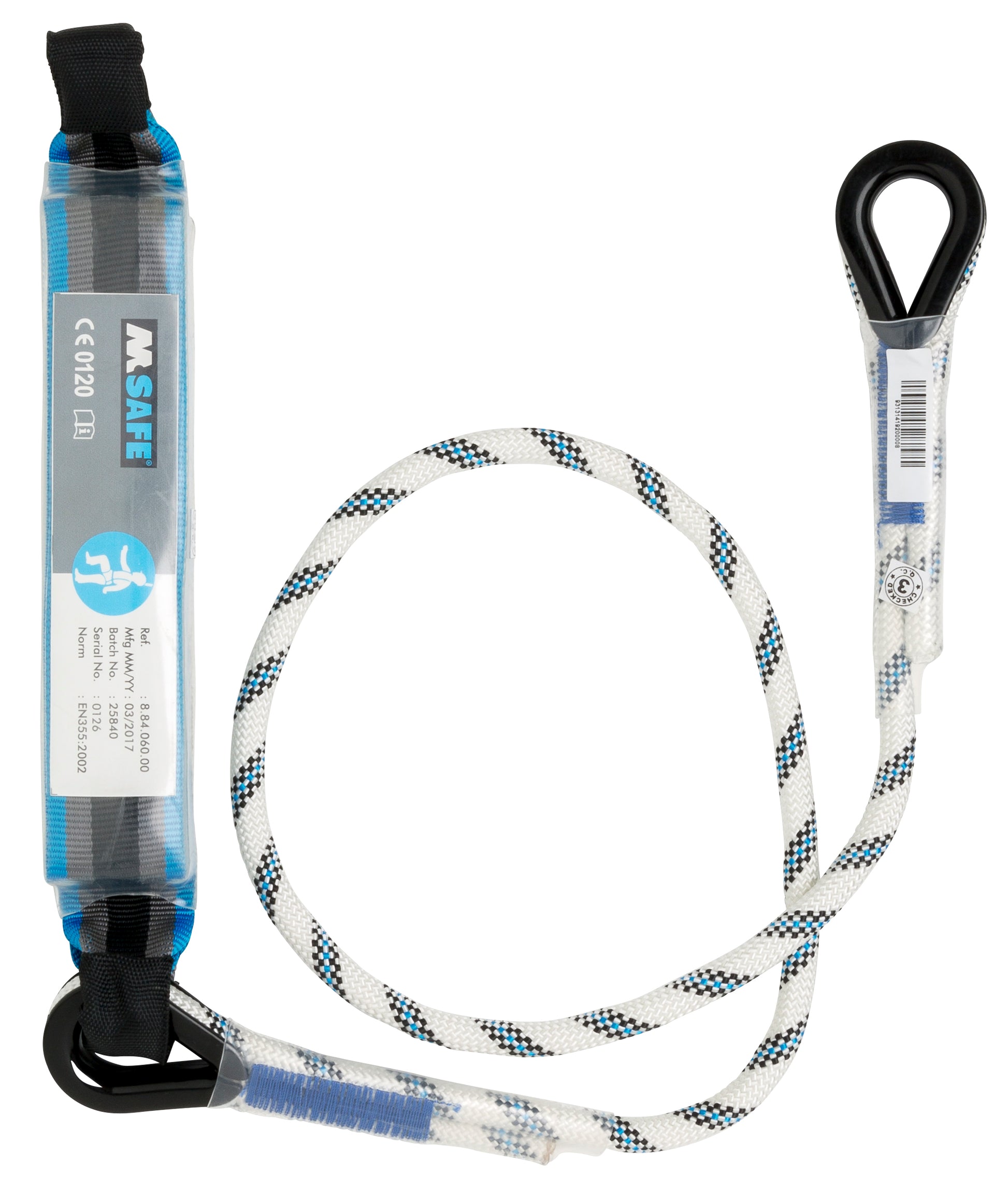 M-Safe Vanglijn 4060 wit-grijs