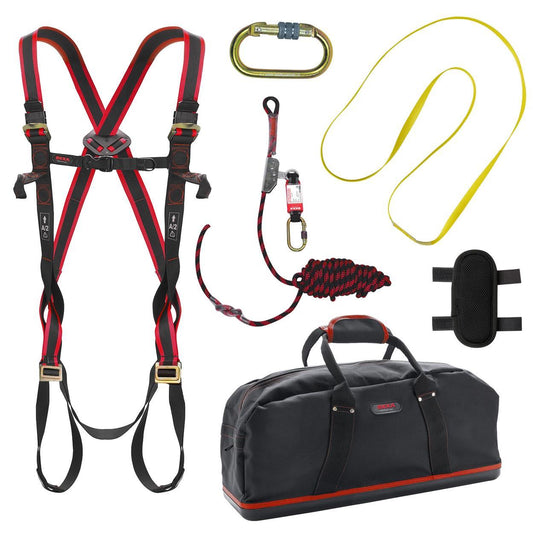 OXXA Essential Hellende dakenset Ventoux 4121 zwart-rood