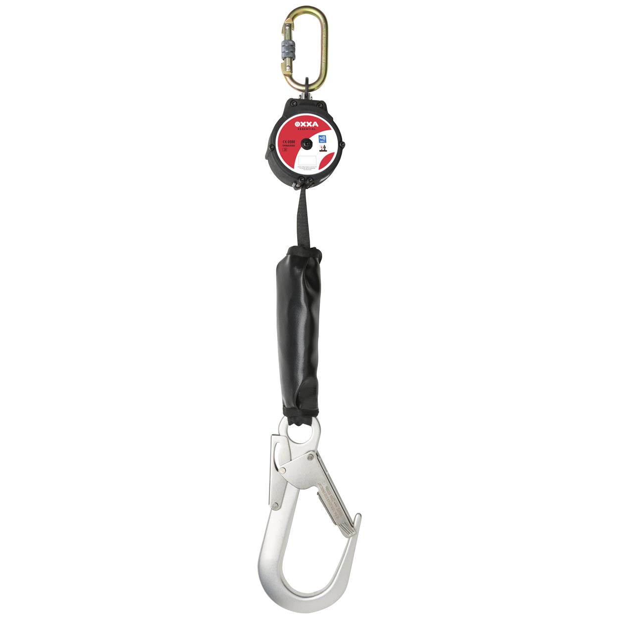 OXXA Essential Valstopapparaat Trivor 4172 XL met valdemper 2m 12kN zilver-zwart