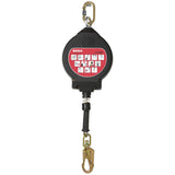 OXXA Essential Valstopapparaat Mikeno 4177 met staalkabel 15m 12kN zwart-rood