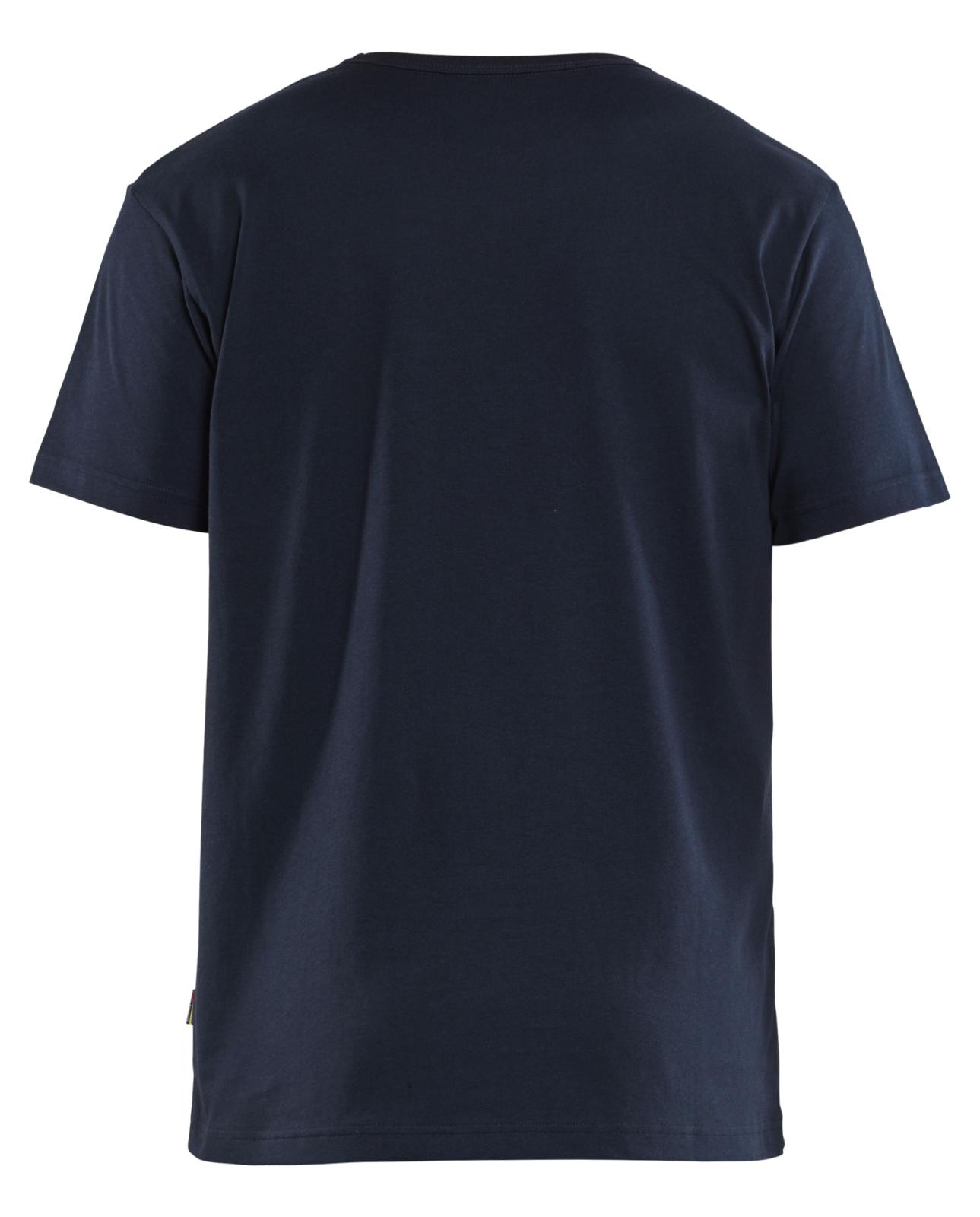 Blaklader Profiel T-shirt 92151042 Blaklader logo donker marineblauw-fluo geel(8633)