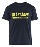 Blaklader Profiel T-shirt 92151042 Blaklader logo donker marineblauw-fluo geel(8633)