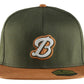 Blaklader Overige Pet 92321149 Baseball Cap roestbruin-woudgroen(4042)