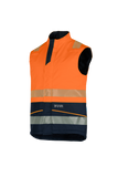 Sioen Bodywarmers Flaxton Multinorm fluo oranje-marineblauw