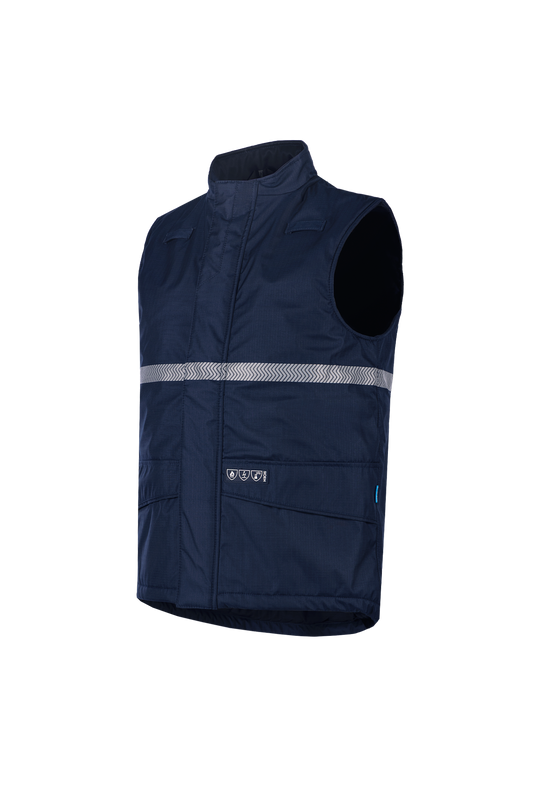 Sioen bodywarmer Burvik multinorm marineblauw
