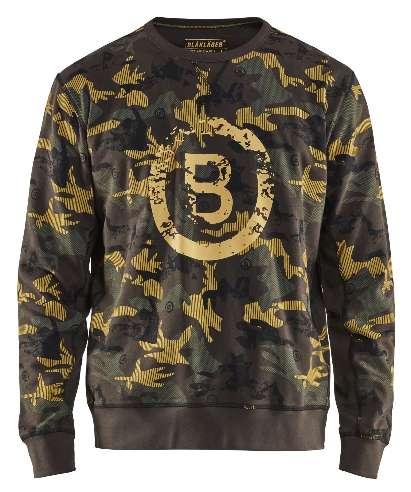 Blaklader Sweaters 94081158 groen-zwart(4599)