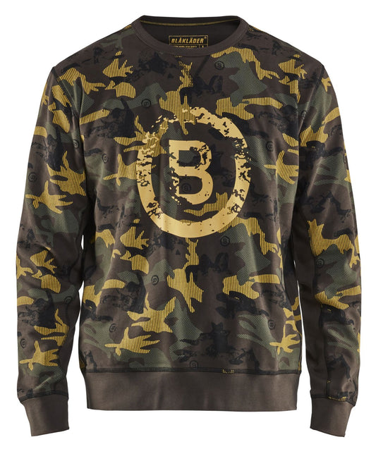 Blaklader Sweaters 94081158 groen-zwart(4599)