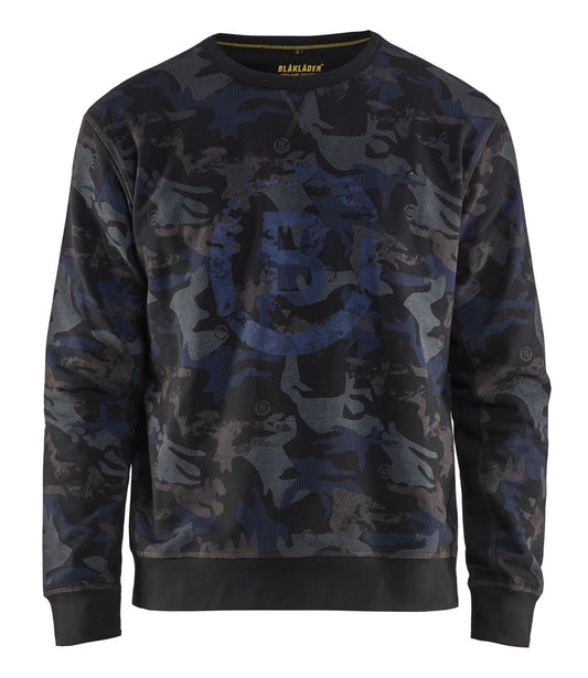 Blaklader Polosweaters 94081158 zwart-donkergrijs(9998)