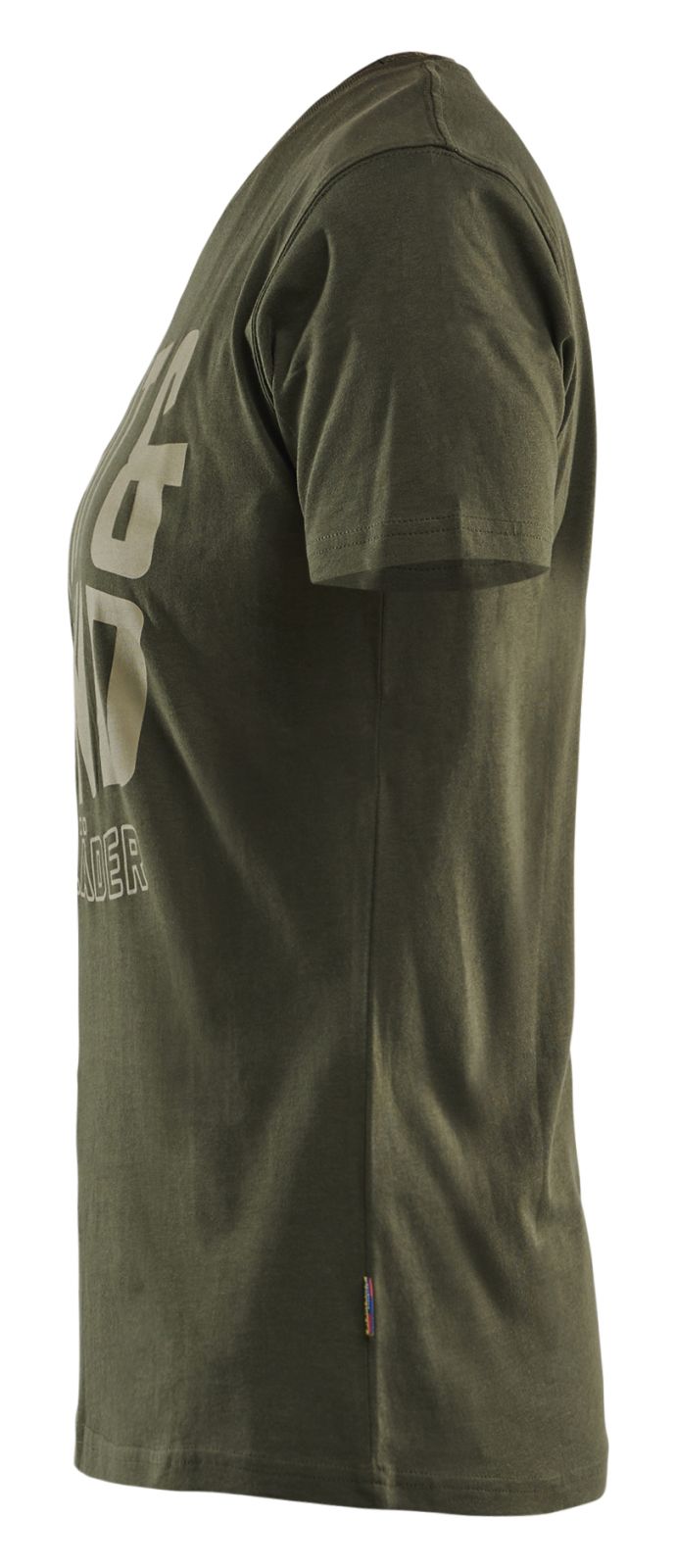 Blaklader Limited Edition Grit & Grind Dames T-shirt 94091042 donker herfstgroen(4209)