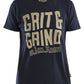 Blaklader Limited Edition Grit & Grind Dames T-shirt 94091042 donker marineblauw(8600)